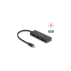 3x HDMI Splitter MST 4K 60Hz(schwarz, 15cm)