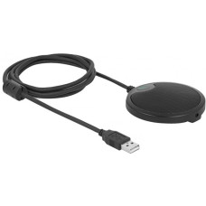 DeLOCK USB Kondensator Mikrofon für Konferenzen(schwarz)