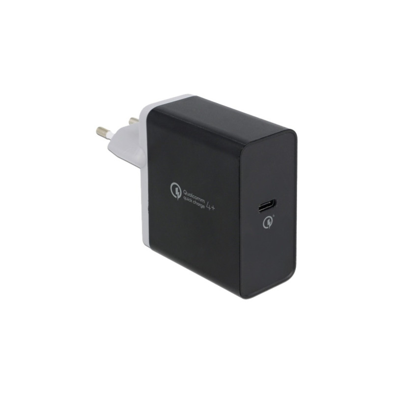 DeLOCK USB Ladegerät 1 x USB Type-C PD 3.0 / Qualcomm Quick Charge 4+ mit 27 W(schwarz)