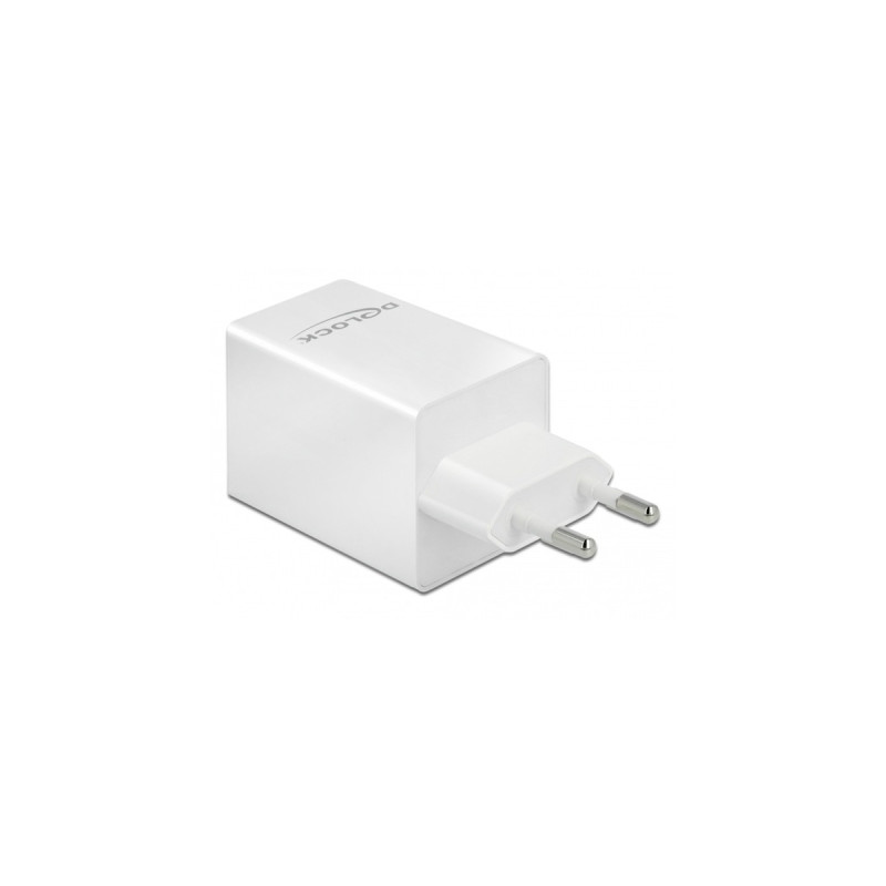 DeLOCK USB Ladegerät 1 x USB Type-C PD 3.0 kompakt mit 60 W(weiß)
