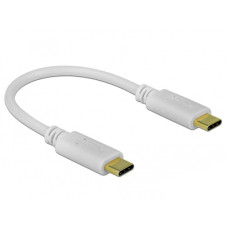 USB-C Stecker(weiß, 15cm, PD, Laden mit bis zu 100 Watt)