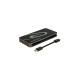 DeLOCK USB Type-C 3.2 Dockingstation(schwarz, 4K HDMI + DP, VGA, USB Hub und PD 3.0)