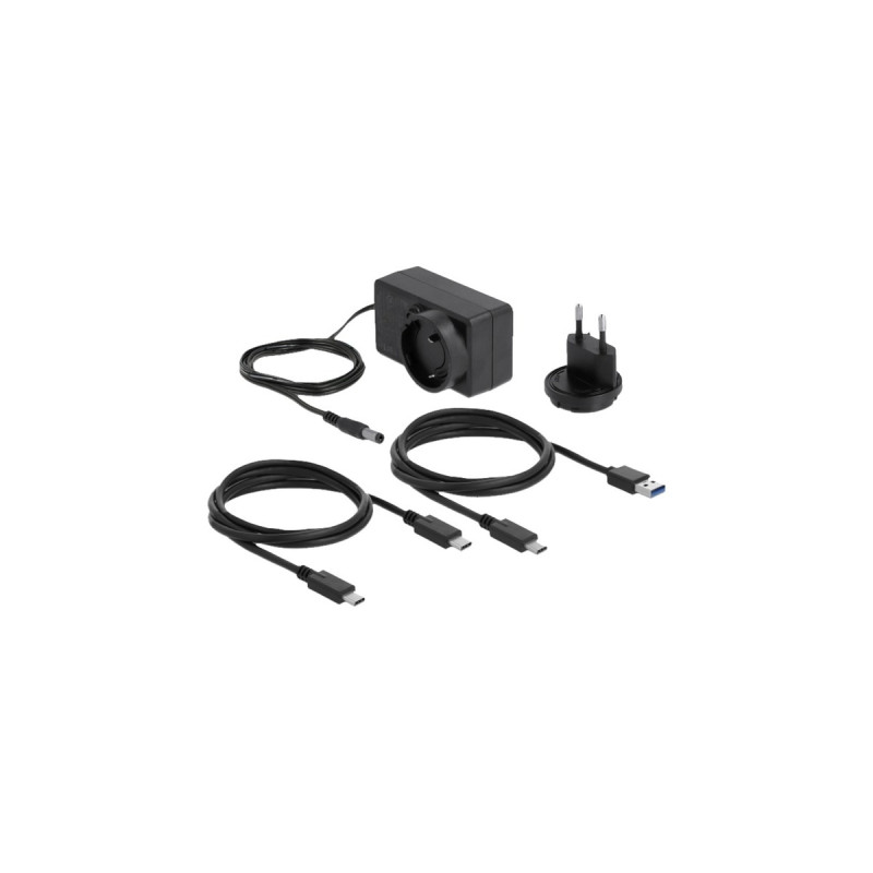 DeLOCK USB Type-C Dockingstation für 1 x SATA HDD / SSD(transparent)