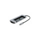 DeLOCK USB Type-C Dockingstation mit M.2 Slot(grau)