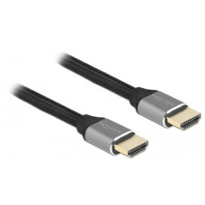 DeLOCK Ultra High Speed HDMI-Kabel 48 Gbps 8K 60Hz(grau, 1 Meter)