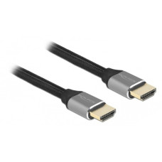 DeLOCK Ultra High Speed HDMI-Kabel 48 Gbps 8K 60Hz(grau, 3 Meter)