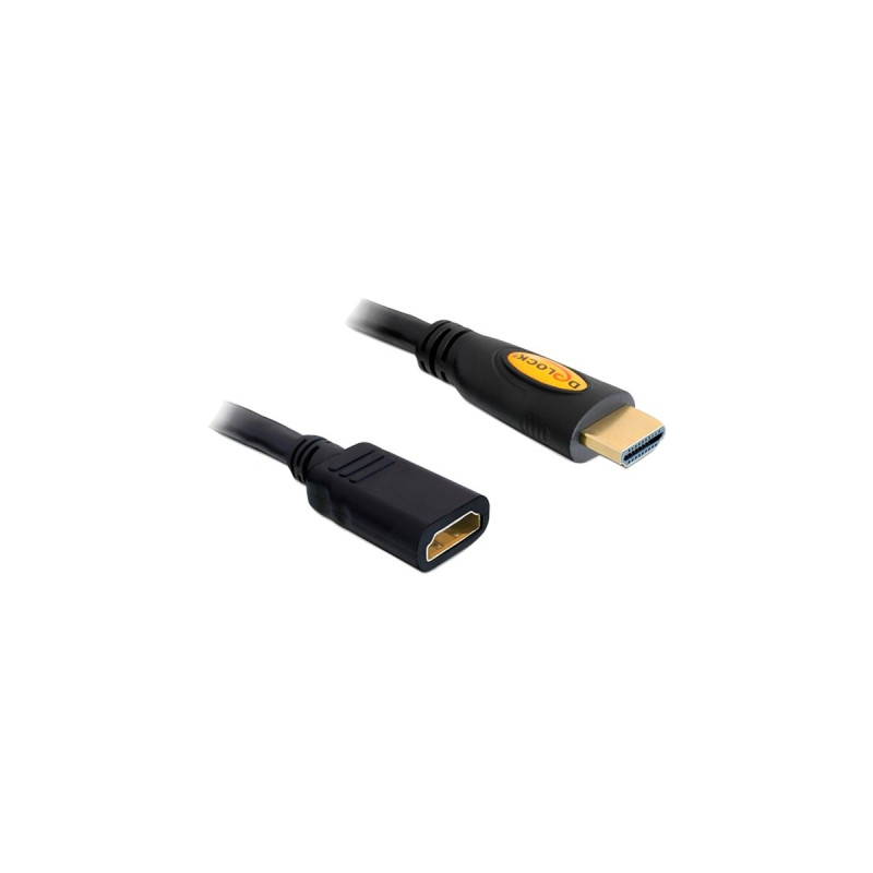 HDMI A Buchse(schwarz, 1 Meter)