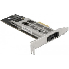 DeLOCK Wechselrahmen PCI Express Karte für 1 x M.2 NMVe SSD, Einbaurahmen(Low Profile Formfaktor)