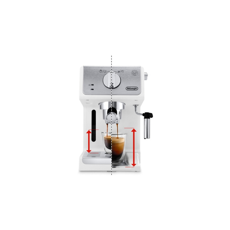 DeLonghi Active Line ECP 33.21.W, Espressomaschine(weiß/aluminium)