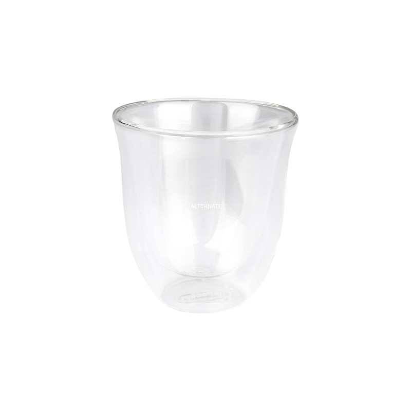 DeLonghi Cappuccino-Gläser (2er-Set), Glas(transparent)
