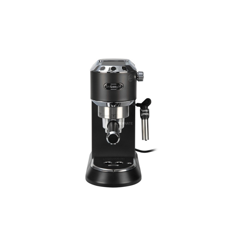 DeLonghi Dedica Style EC 685.BK, Espressomaschine(schwarz/silber (glänzend), Outlet)