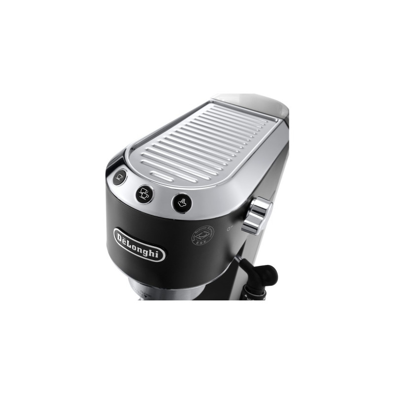 DeLonghi Dedica Style EC 685.BK, Espressomaschine(schwarz/silber (glänzend), Outlet)
