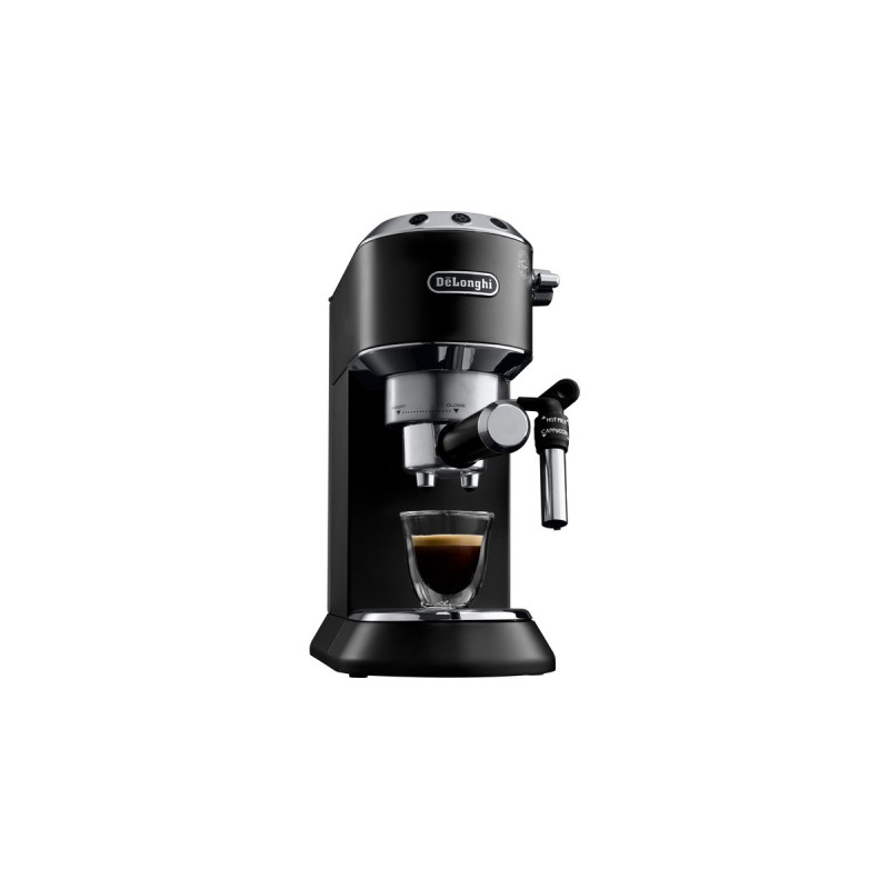 DeLonghi Dedica Style EC 685.BK, Espressomaschine(schwarz/silber (glänzend), Outlet)