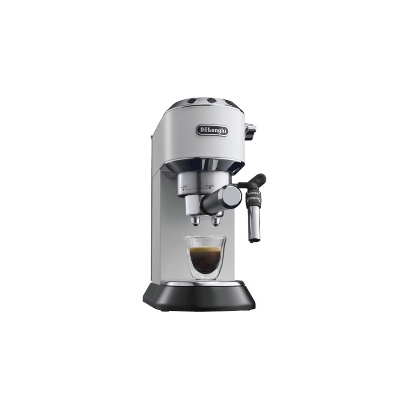 DeLonghi Dedica Style EC 685.W, Espressomaschine(weiß/silber (glänzend))