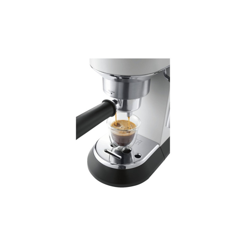 DeLonghi Dedica Style EC 685.W, Espressomaschine(weiß/silber (glänzend))