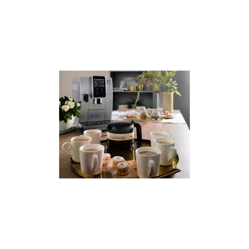 DeLonghi Dinamica Plus ECAM 370.95.S, Vollautomat(silber)