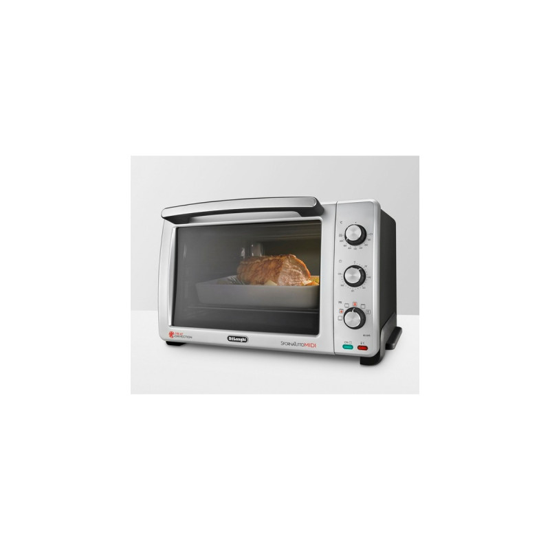 DeLonghi EO2475, Mini-Backofen(schwarz/silber)