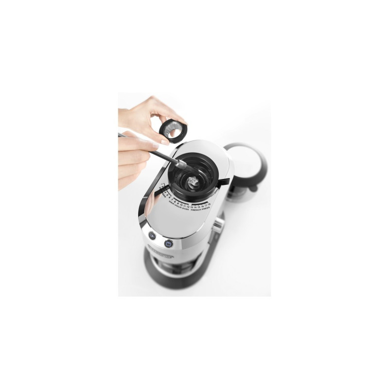 DeLonghi Kaffeemühle Dedica KG 520.M(silber/schwarz, 150 Watt)
