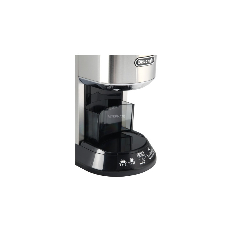 DeLonghi Kaffeemühle Dedica KG 521.M(silber/schwarz, 150 Watt)