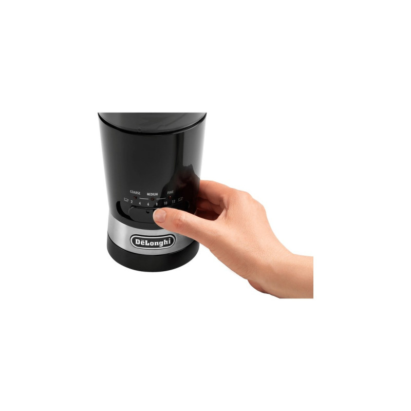 DeLonghi Kaffeemühle KG210(schwarz/edelstahl, 170 Watt)