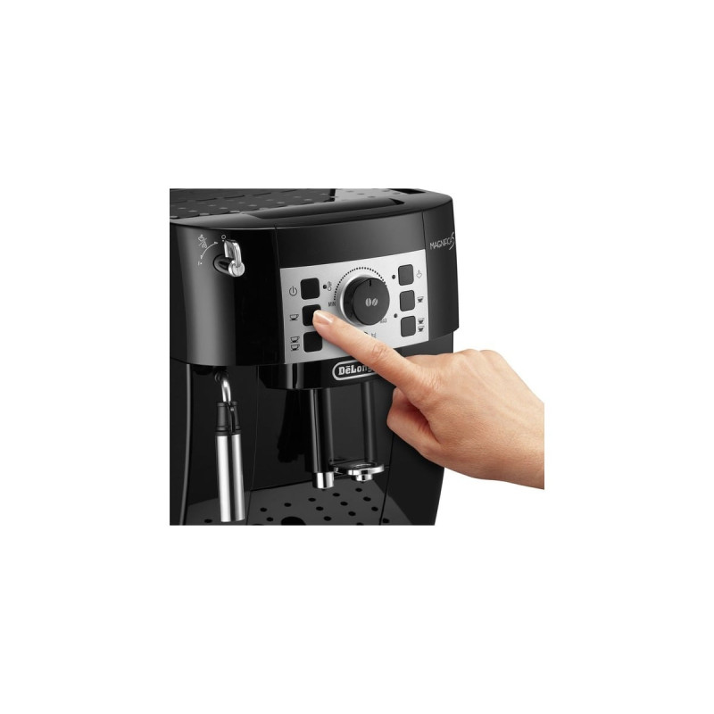 DeLonghi Magnifica S ECAM 20.116.B, Vollautomat(schwarz/schwarz, Outlet)