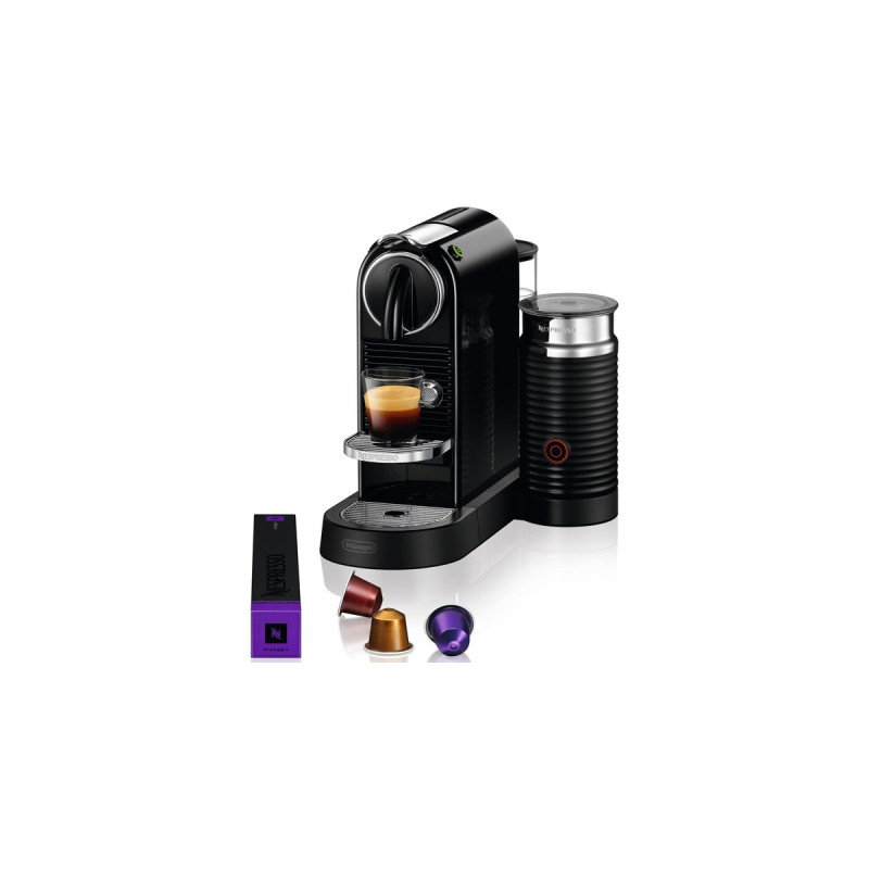DeLonghi Nespresso Citiz EN 267.BAE, Kapselmaschine(schwarz/silber, Outlet)