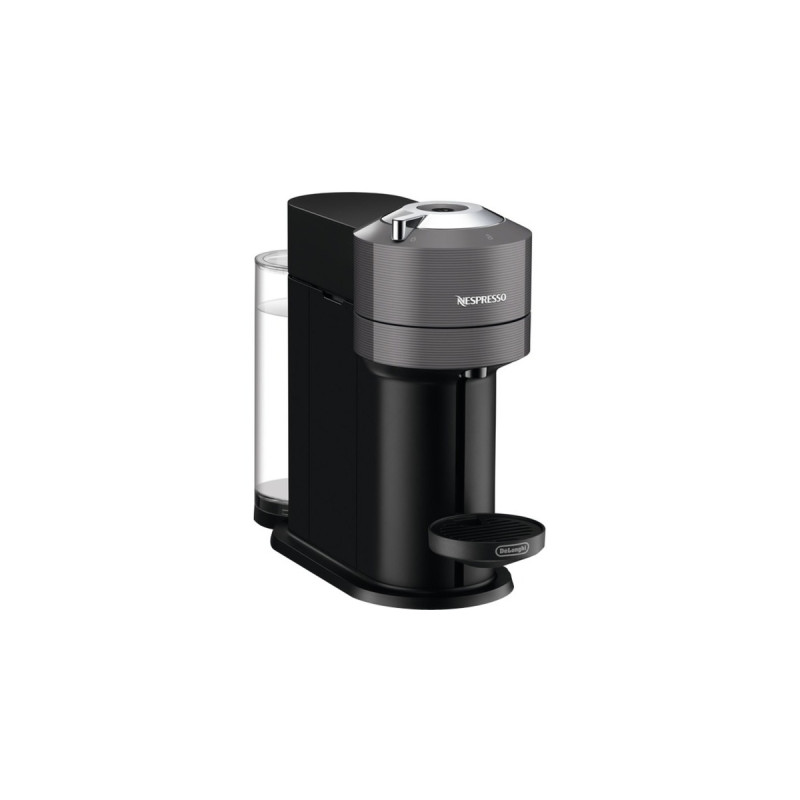 DeLonghi Nespresso Vertuo Next ENV 120.GY, Kapselmaschine(dunkelgrau/schwarz)