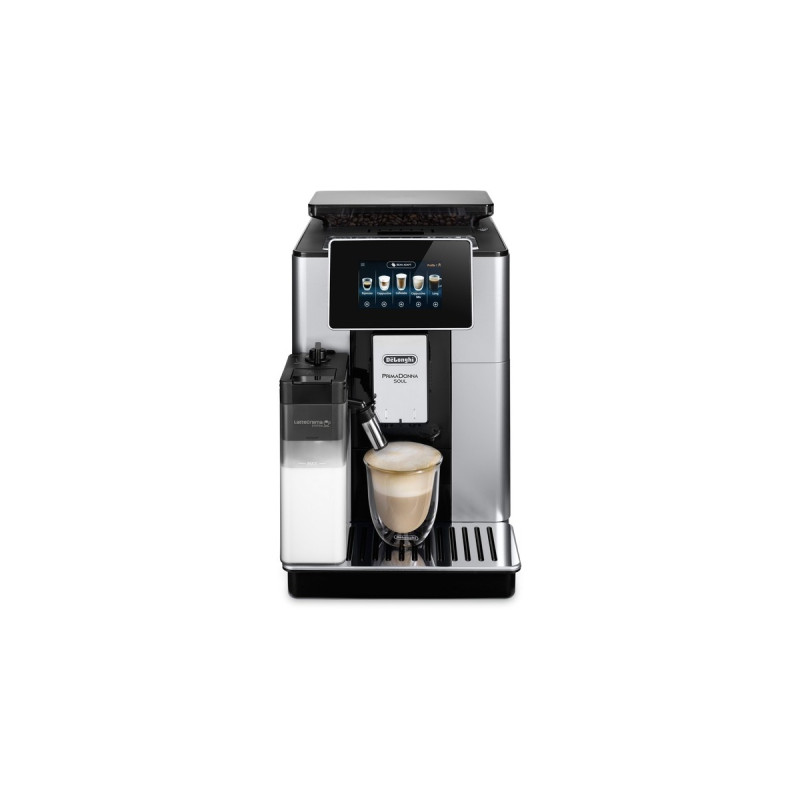 DeLonghi PrimaDonna Soul ECAM 610.55.SB, Vollautomat(silber/schwarz)