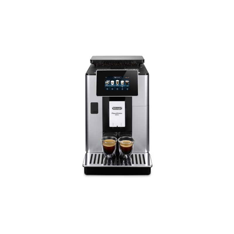 DeLonghi PrimaDonna Soul ECAM 610.55.SB, Vollautomat(silber/schwarz)
