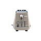DeLonghi Toaster Icona Vintage CTOV 2103.BG(beige, 900 Watt, für 2 Scheiben Toast)