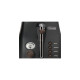 DeLonghi Toaster Icona Vintage CTOV 2103.BK(schwarz (matt), 900 Watt, für 2 Scheiben Toast)