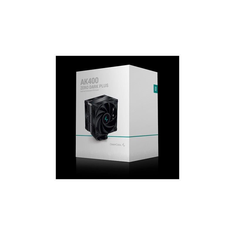 DeepCool AK400 Zero Dark Plus, CPU-Kühler(schwarz)