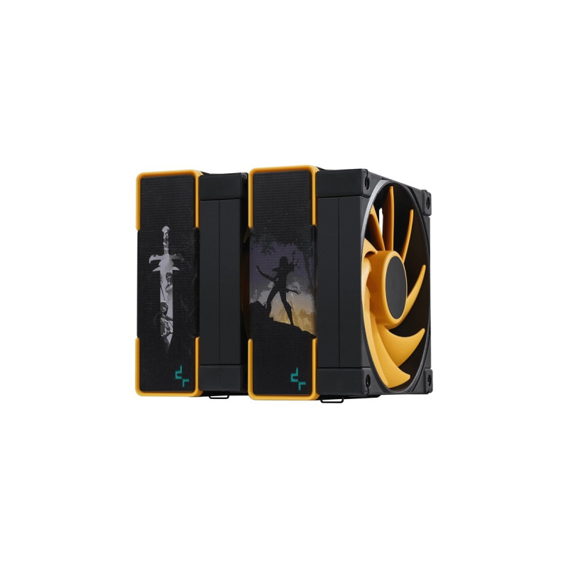 DeepCool AK620 ZERO DARK ZORIA, CPU-Kühler(schwarz/orange)