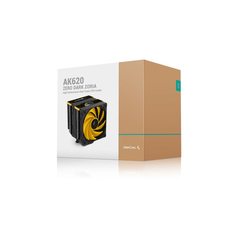 DeepCool AK620 ZERO DARK ZORIA, CPU-Kühler(schwarz/orange)