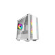 DeepCool CC360 WH ARGB, Tower-Gehäuse(weiß, Tempered Glass)