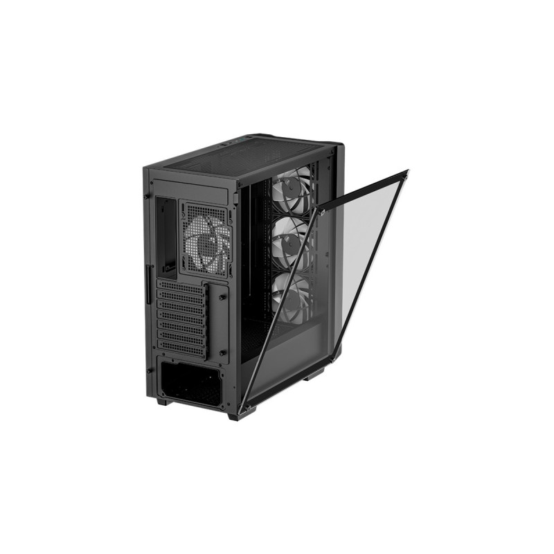 DeepCool CC560 ARGB V2 , Tower-Gehäuse(schwarz, Tempered Glass)