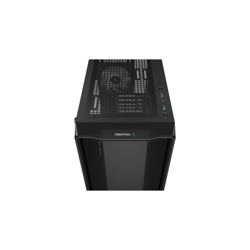 DeepCool CC560 V2 , Tower-Gehäuse(schwarz, Tempered Glass)