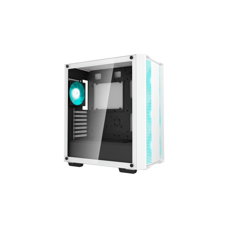 DeepCool CC560 V2 , Tower-Gehäuse(weiß, Tempered Glass)