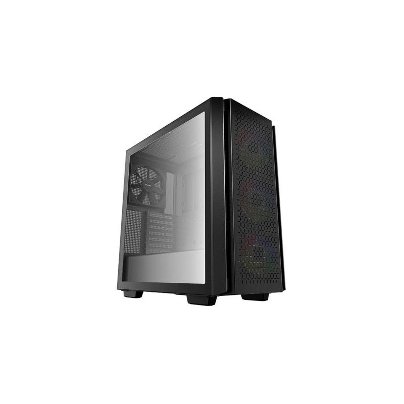 DeepCool CG560, Tower-Gehäuse(schwarz, Tempered Glass)