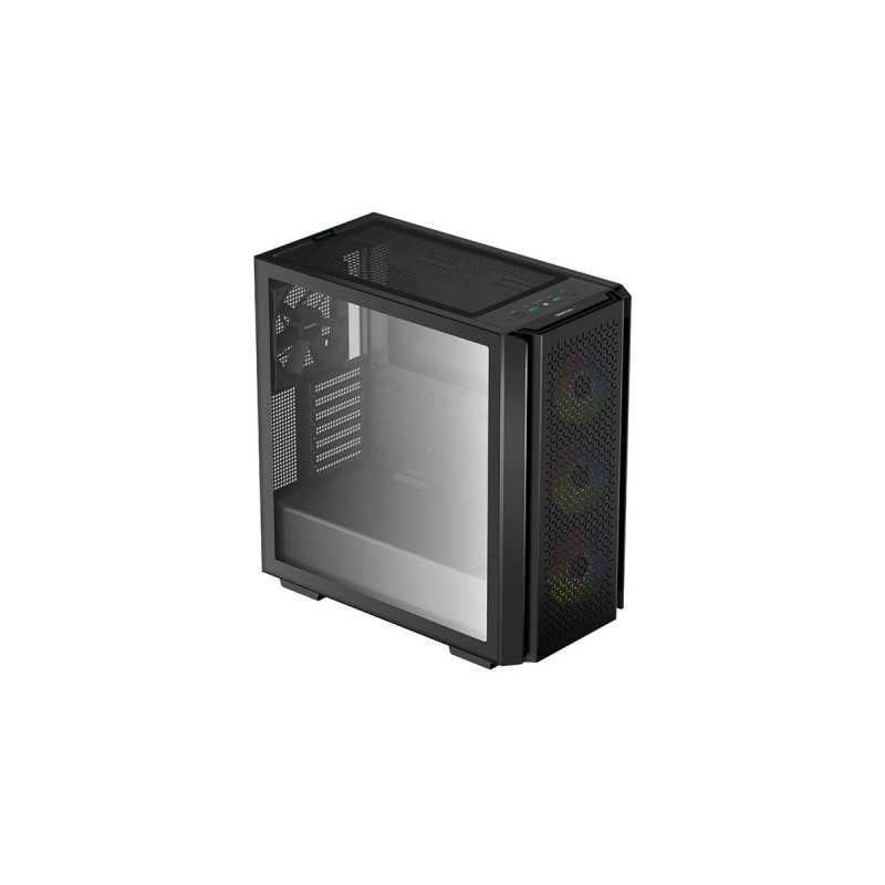 DeepCool CG560, Tower-Gehäuse(schwarz, Tempered Glass)