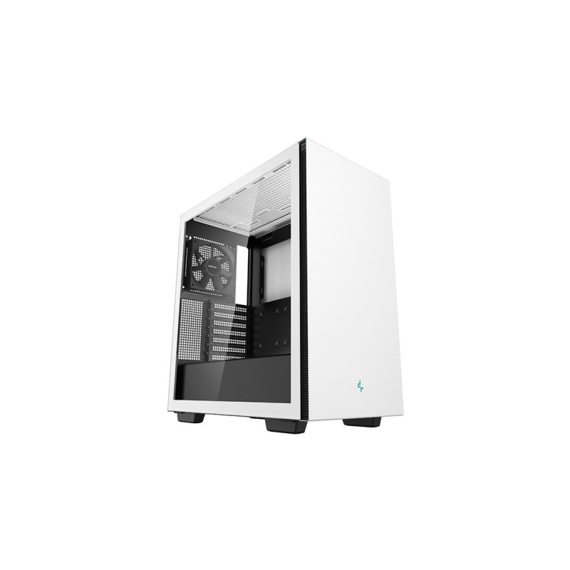 DeepCool CH510, Tower-Gehäuse(weiß, Tempered Glass)