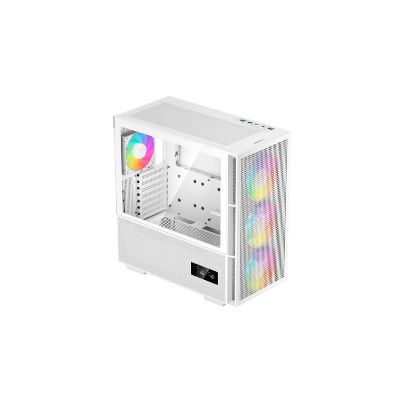 DeepCool CH560 Digital WH, Tower-Gehäuse(weiß, Tempered Glass)