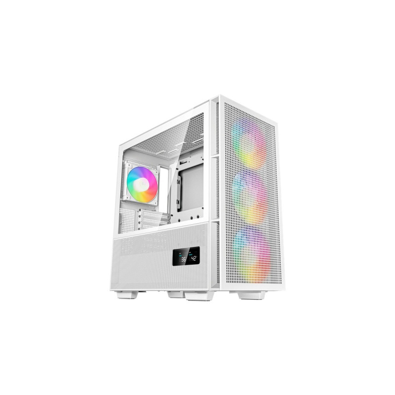 DeepCool CH560 Digital WH, Tower-Gehäuse(weiß, Tempered Glass)