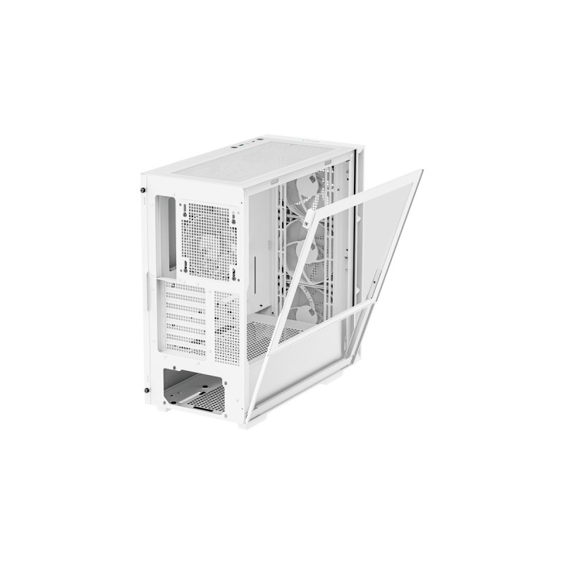 DeepCool CH560 WH, Tower-Gehäuse(weiß, Tempered Glass)