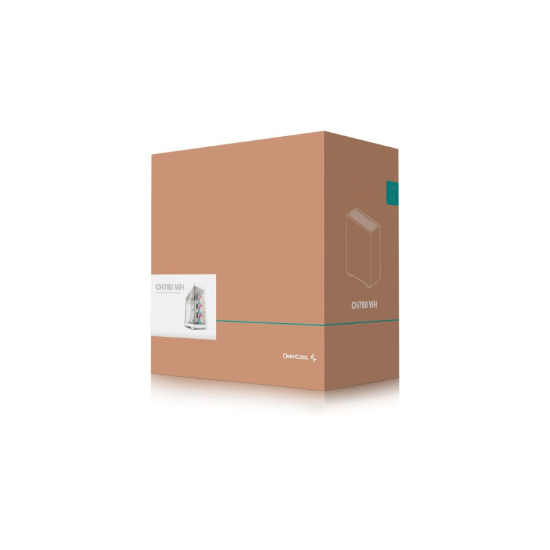 DeepCool CH780 , Tower-Gehäuse(weiß, Tempered Glass)