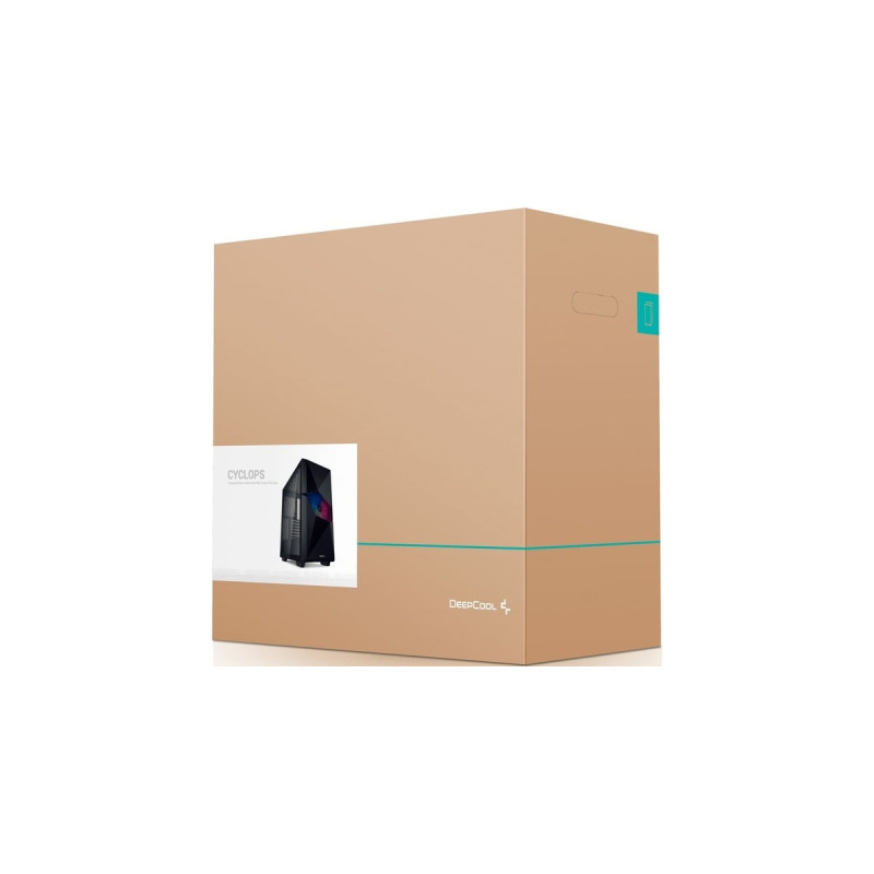 DeepCool CYCLOPS, Tower-Gehäuse(schwarz, Tempered Glass)