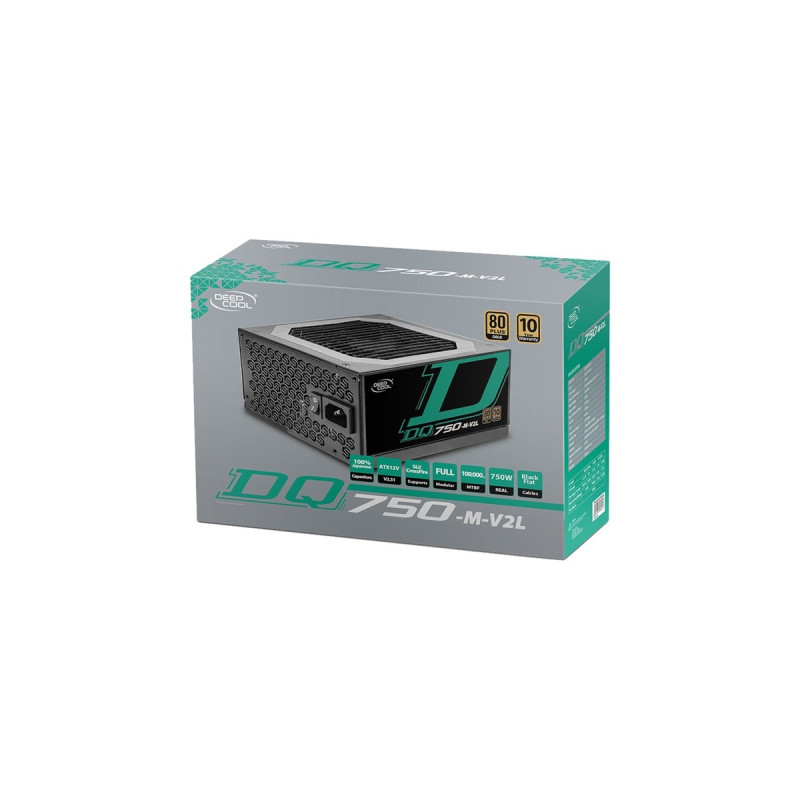 DeepCool DQ750-M-V2L 750W, PC-Netzteil(schwarz, 4x PCIe, Kabel-Management, 750 Watt)