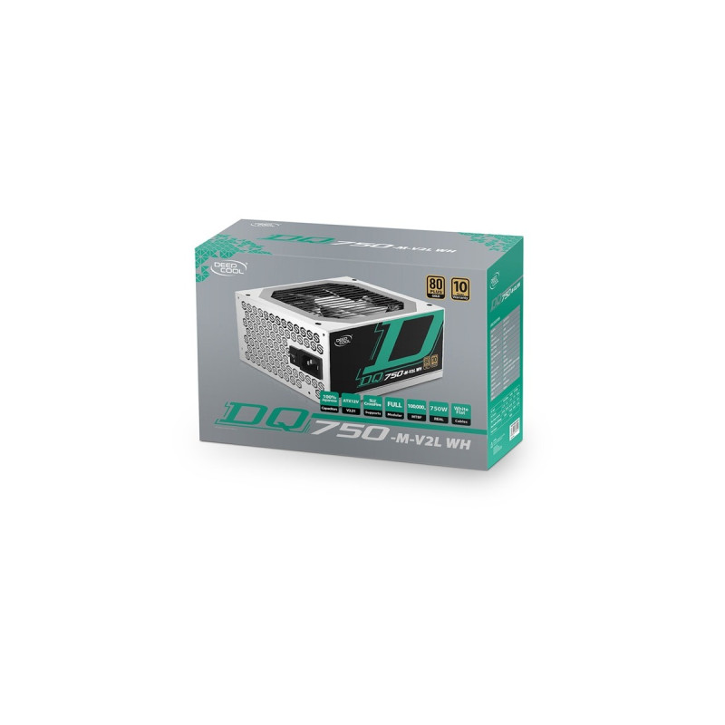 DeepCool DQ750-M-V2L WH 750W, PC-Netzteil(weiß, 4x PCIe, Kabel-Management, 750 Watt)