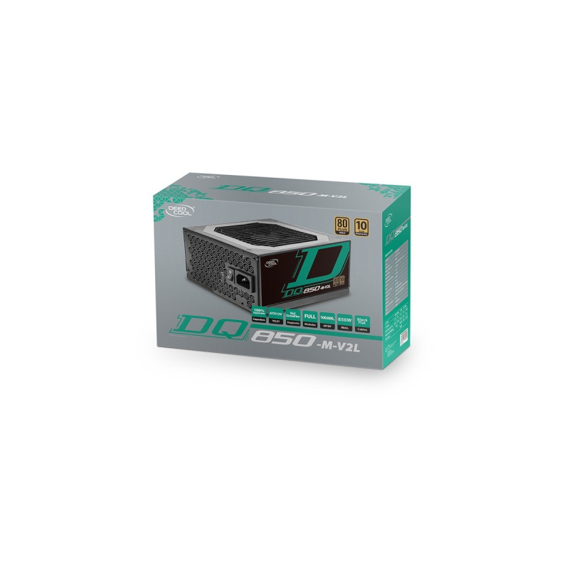 DeepCool DQ850-M-V2L 850W, PC-Netzteil(schwarz, 4x PCIe, Kabel-Management, 850 Watt)