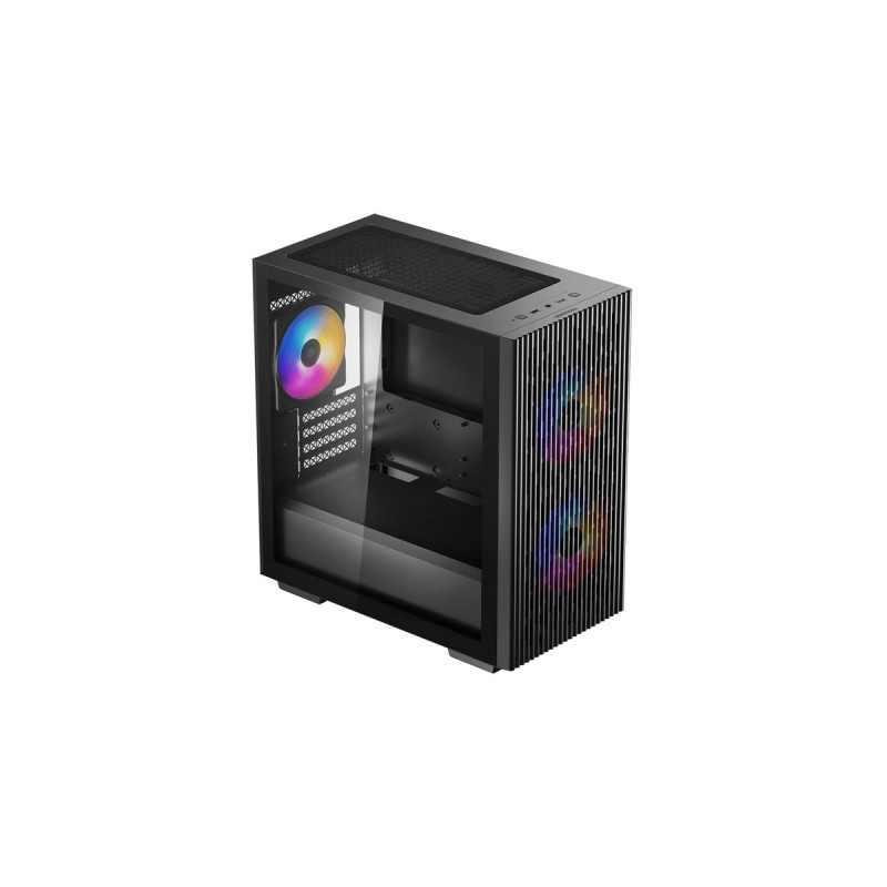 DeepCool MATREXX 40 3FS, Tower-Gehäuse(schwarz, Tempered Glass)